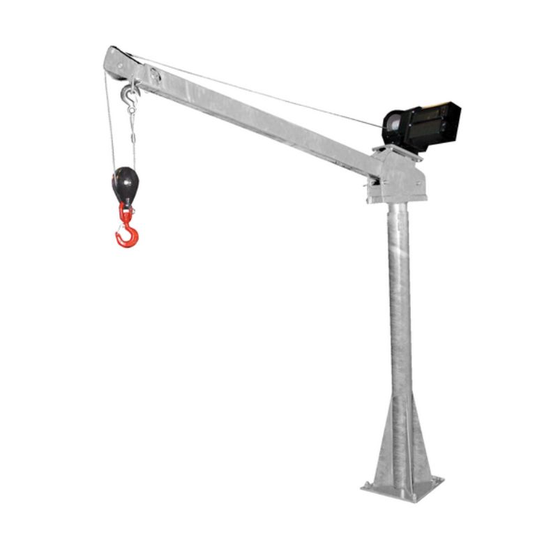 Vestil WTJ-20-3-DC-GAL Galvanized Steel DC Powered Jib Crane - Material ...