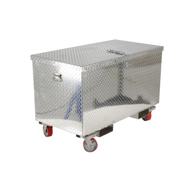 Vestil Apts-2460-Cf Aluminum Portable Tool Box With Casters And Fork Pockets