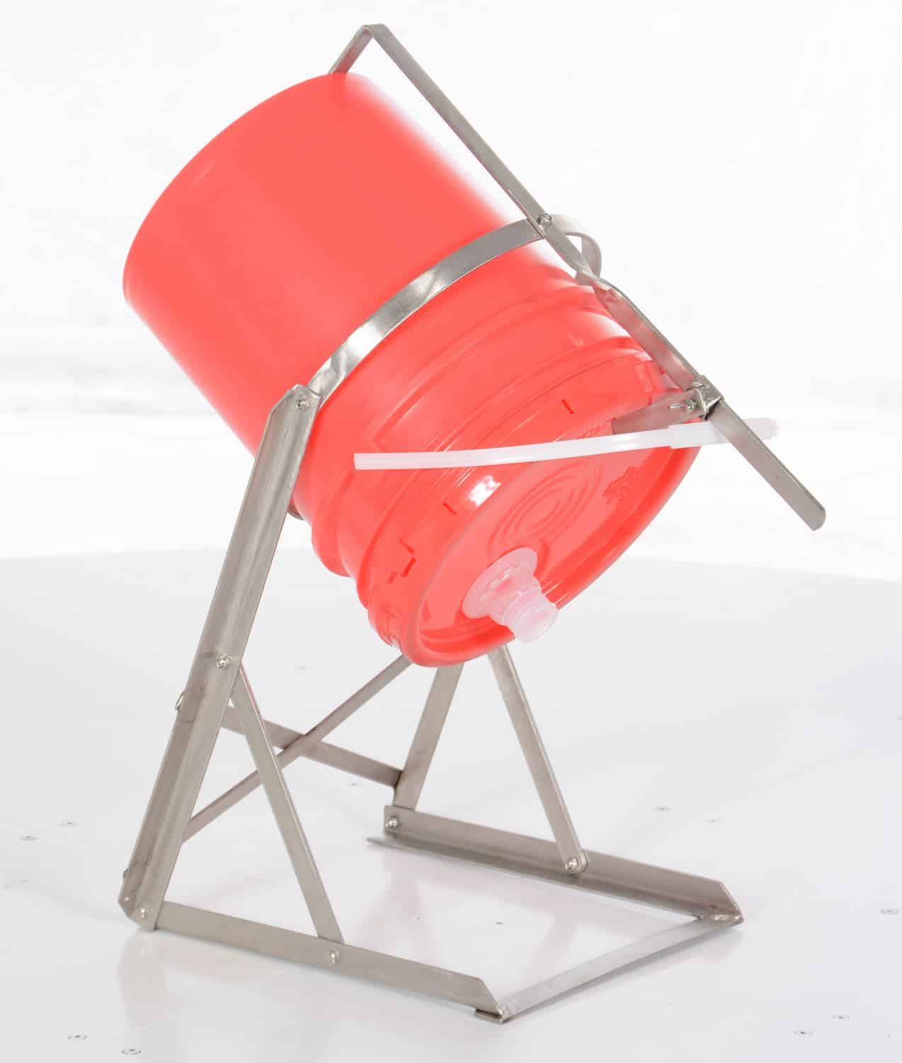 Vestil Can-S Stainless Steel Manual Pail Tipper 1
