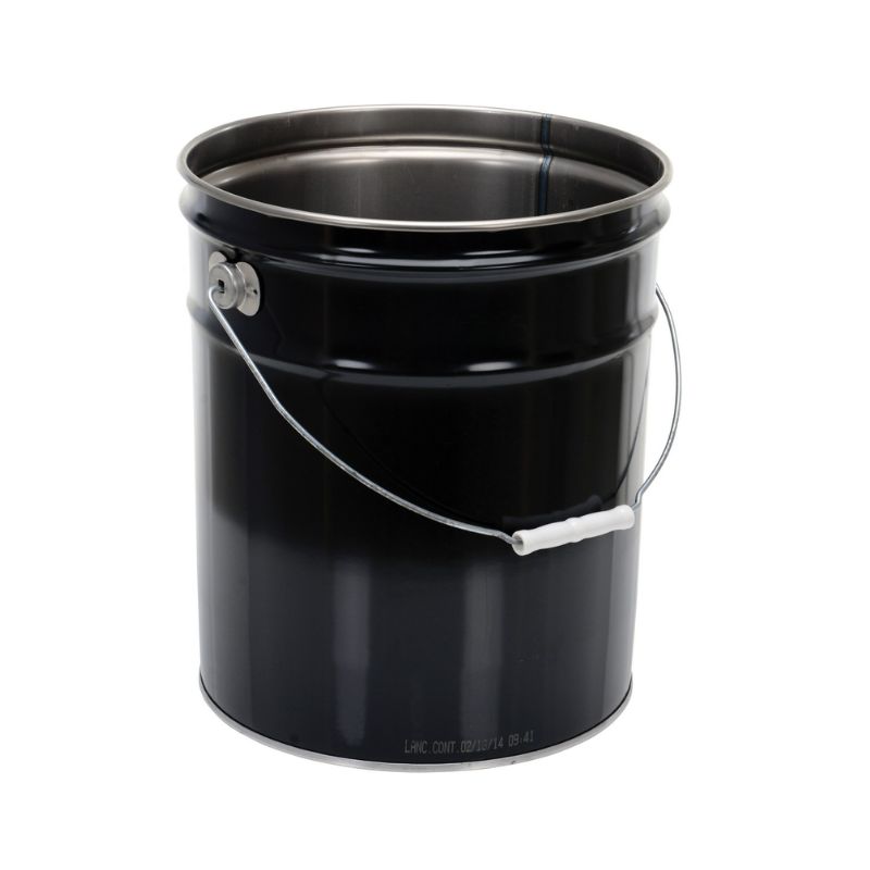 Vestil Pail-Stl-Ri-Un Steel Un Rated Pail 5 Gallon