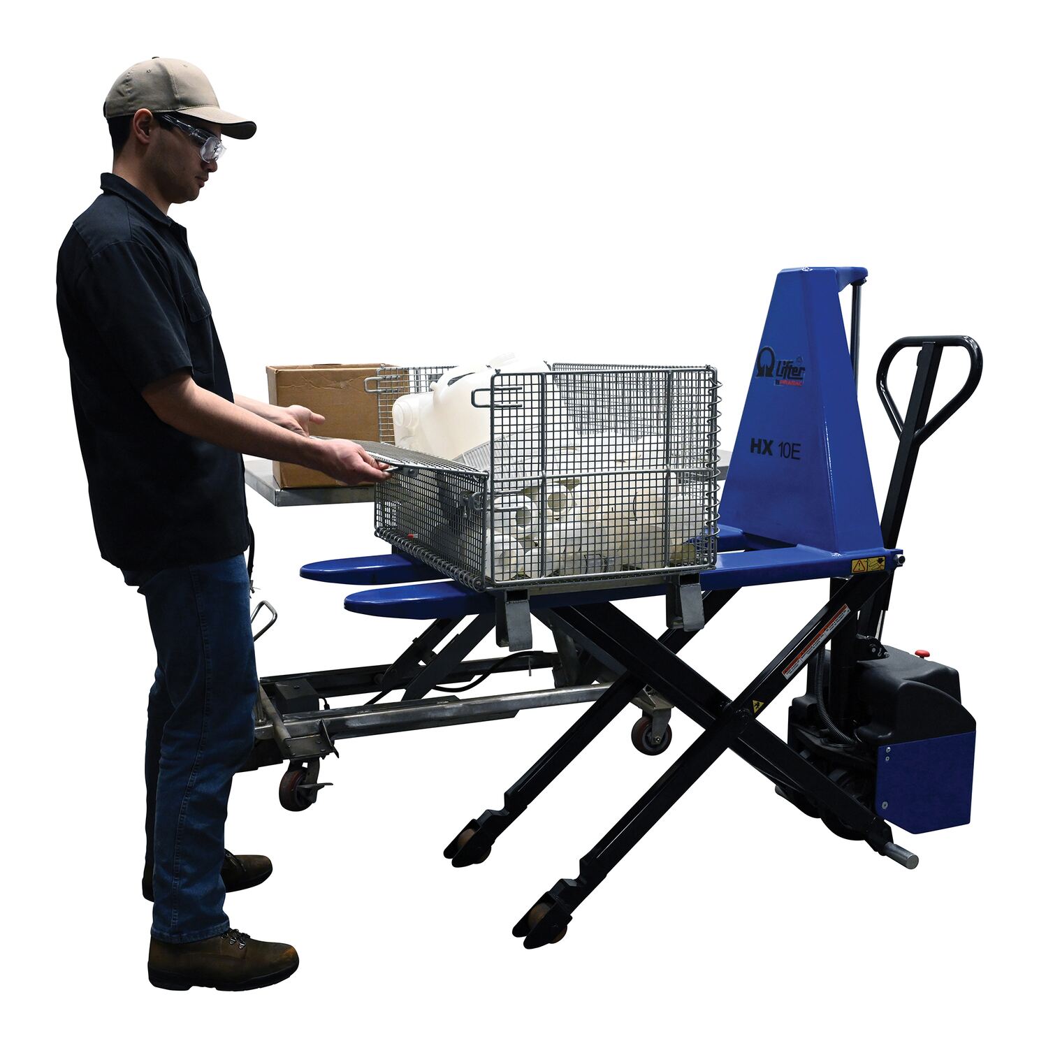 Vestil Pmc-Hipm-21-Dc Steel Pramac Dc Powered High Lift Pallet Truck 9