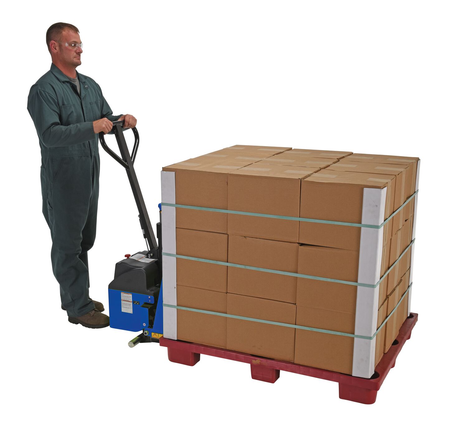 Vestil Pmc-Hipm-27-Dc Steel Pramac Dc Powered High Lift Pallet Truck 3