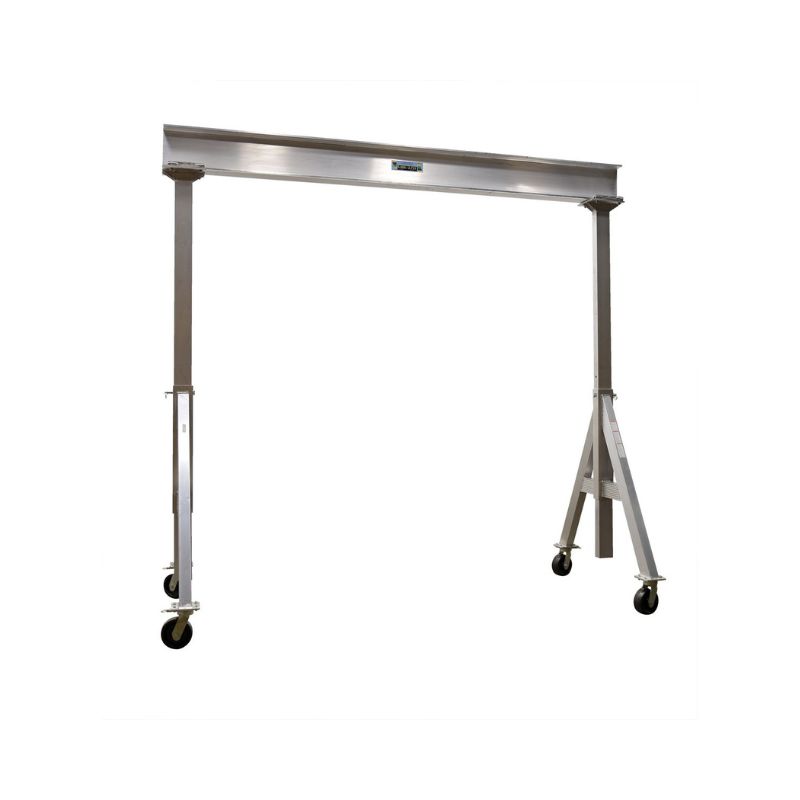 Vestil Aha-6-12-12 Aluminum Adjustable Height Gantry Crane With Phenolic Casters