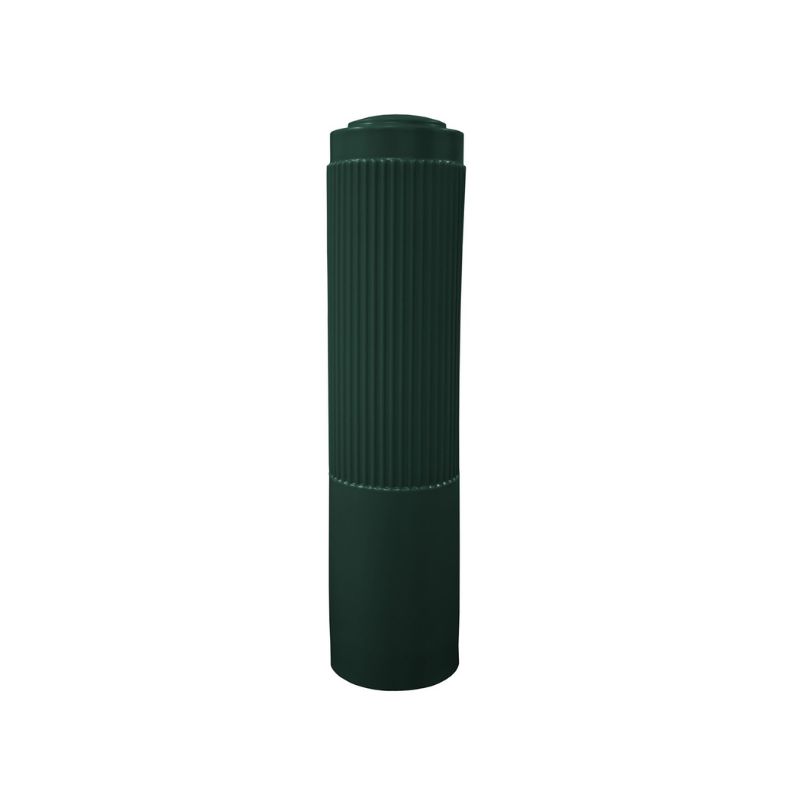 Vestil Bpc-Dr-Fg Polyethylene Ribbed Bollard Cover