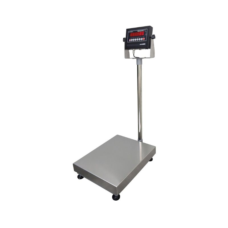 Vestil Bs-915-1214-150 Steel Bench Scale With Stainless Steel Tray