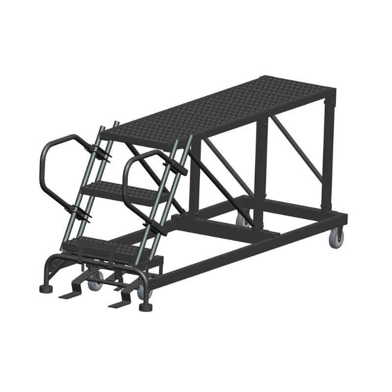 Ballymore Snr3-2460 3-Step Heavy-Duty Steel Mobile Work Platform