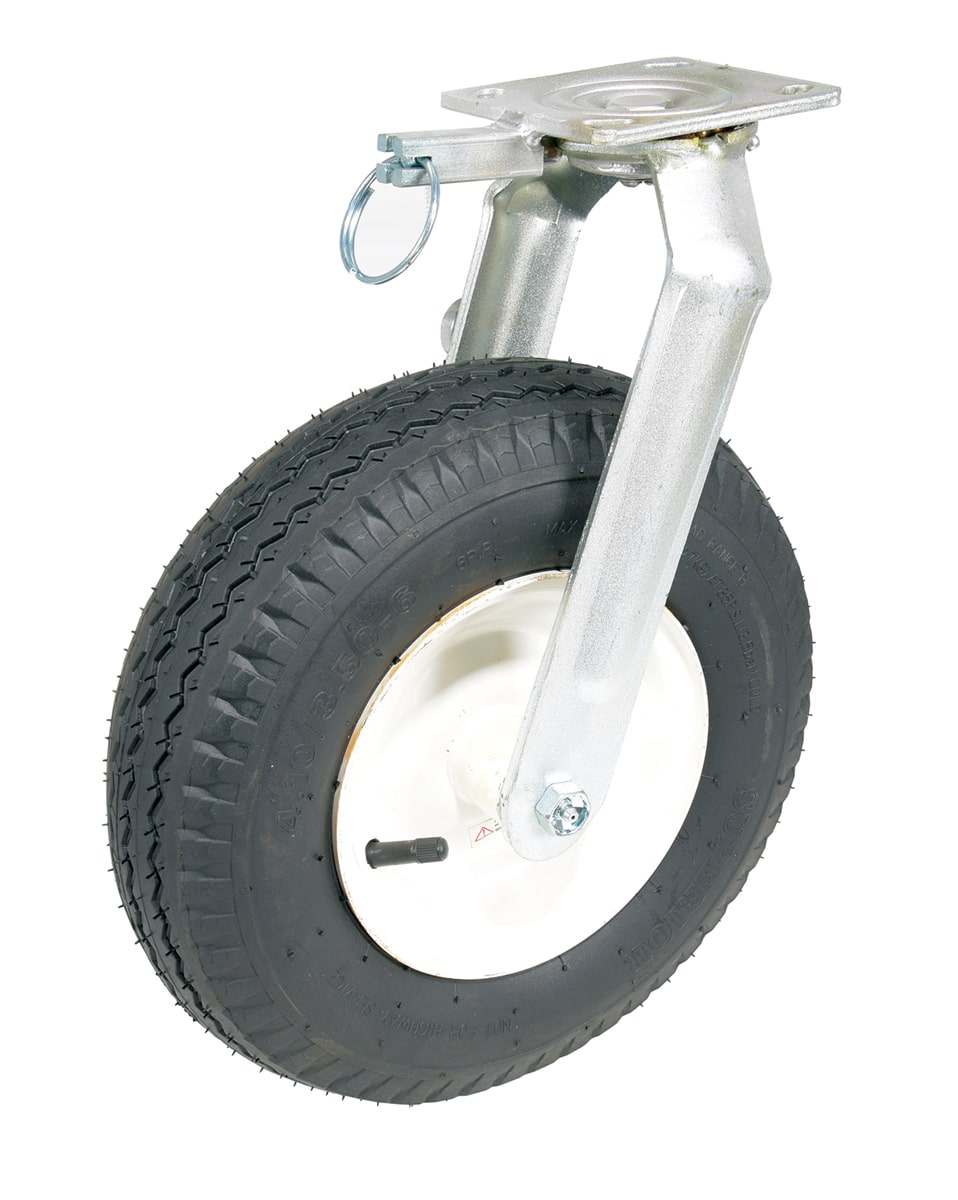 Vestil Cst-Pn-12X3.5-S-4L Pneumatic Swivel With 4-Position Lock Caster