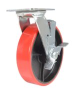 Vestil Cst-Ve-8X2Pu-Swb Polyurethane Swivel With Brake Caster
