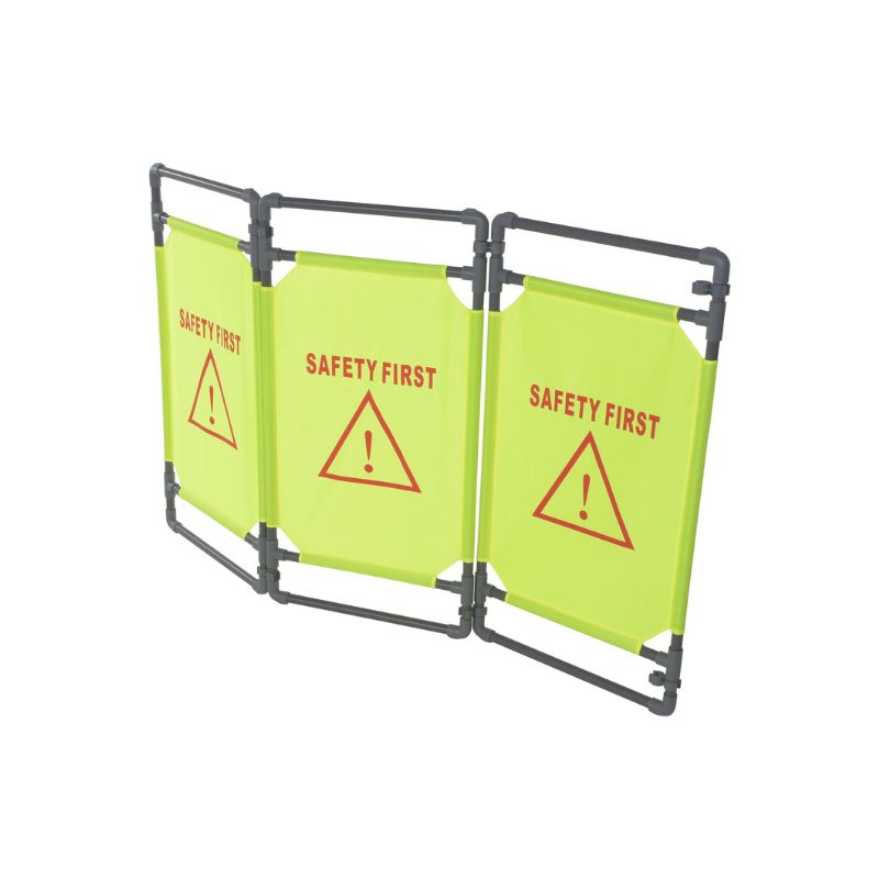 Vestil Fbr-3-42 Plastic/Vinyl 3 Section Folding Fabric Barrier