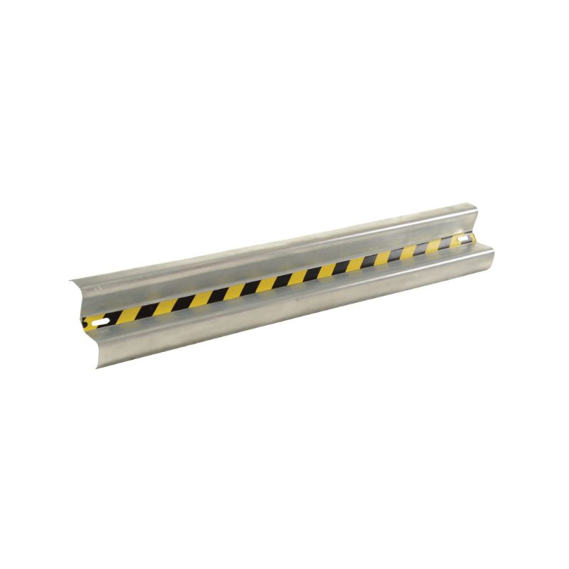 Vestil Gr-H2R-Bo-5-Hdg Galvanized Steel Straight Guard Rail