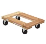 Vestil Hdof-1624-12-Nm Hardwood Open Deck Dolly With Non Marking Casters - Vestil Hdof-1624-12-Nm Hardwood Open Deck Dolly With Non Marking Casters - Material Handling