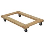 Vestil Hdof-2436-9-Nm Hardwood Open Deck Dolly - Vestil Hdof-2436-9-Nm Hardwood Open Deck Dolly - Material Handling
