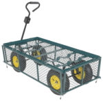 Vestil Lsc-2448-4Sd Steel Landscape Cart With Fold Down Side - Vestil Lsc-2448-4Sd Steel Landscape Cart With Fold Down Side - Material Handling