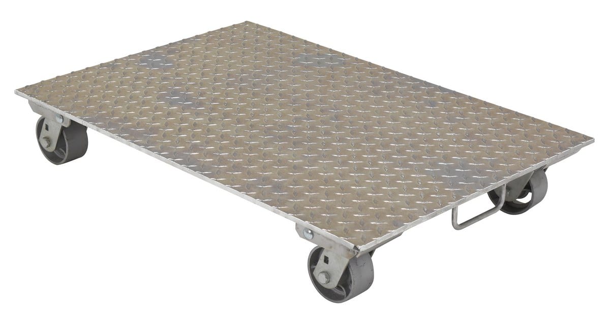 Vestil Acp-1824-9 Aluminum Channel Dolly - Vestil Acp-1824-9 Aluminum Channel Dolly - Material Handling