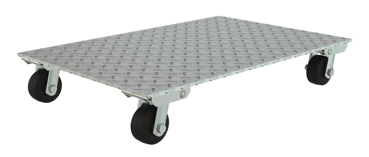 Vestil Acp-1824-9 Aluminum Channel Dolly - Vestil Acp-1824-9 Aluminum Channel Dolly - Material Handling
