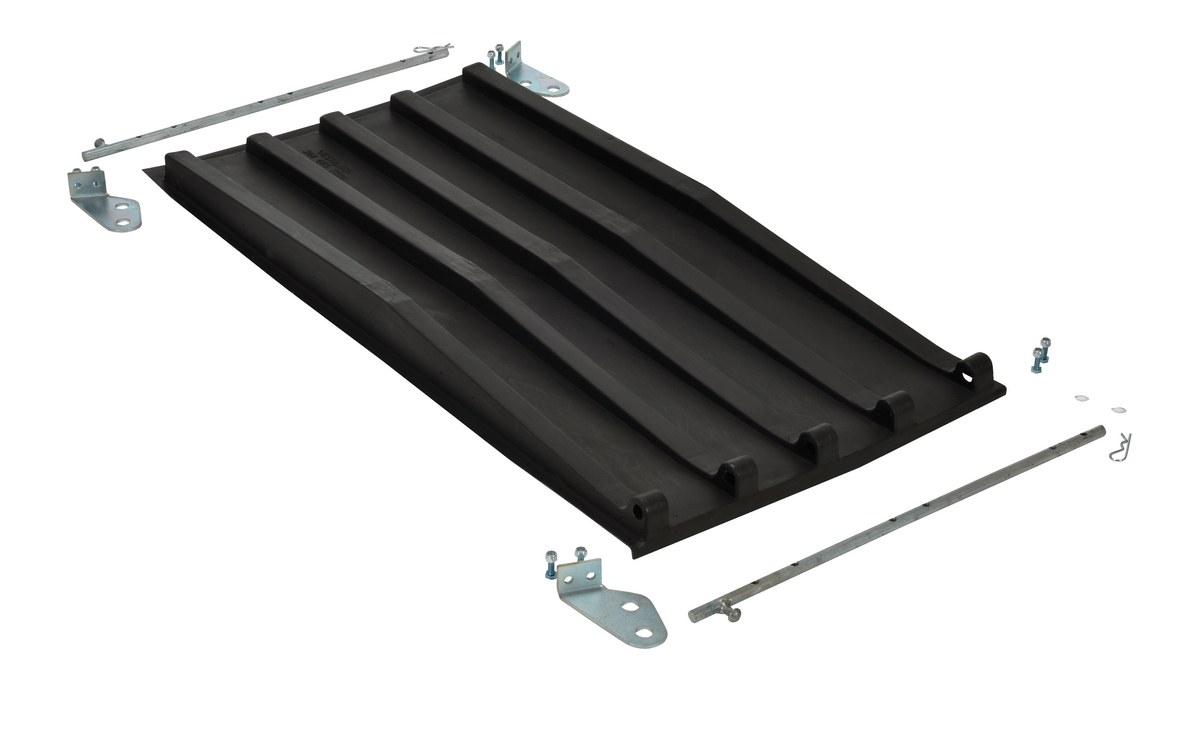 Vestil Plid-D-25 Polyethylene Heavy Duty D Style Hopper Lid