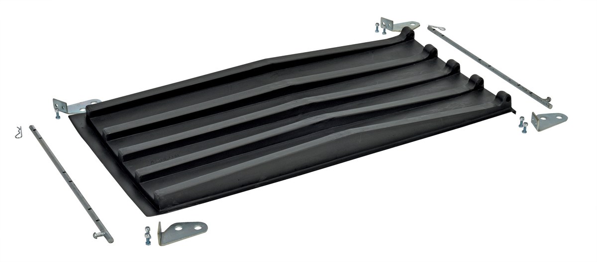 Vestil Plid-D-33 Polyethylene Heavy Duty D Style Hopper Lid
