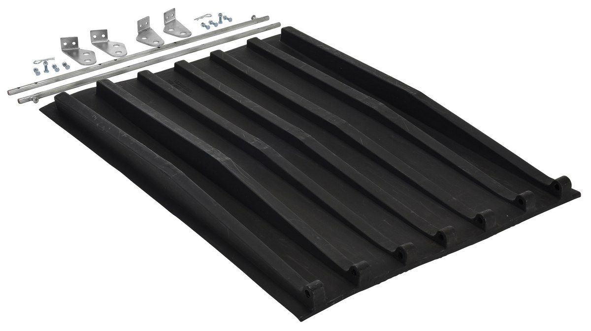 Vestil Plid-D-50 Polyethylene Heavy Duty D Style Hopper Lid