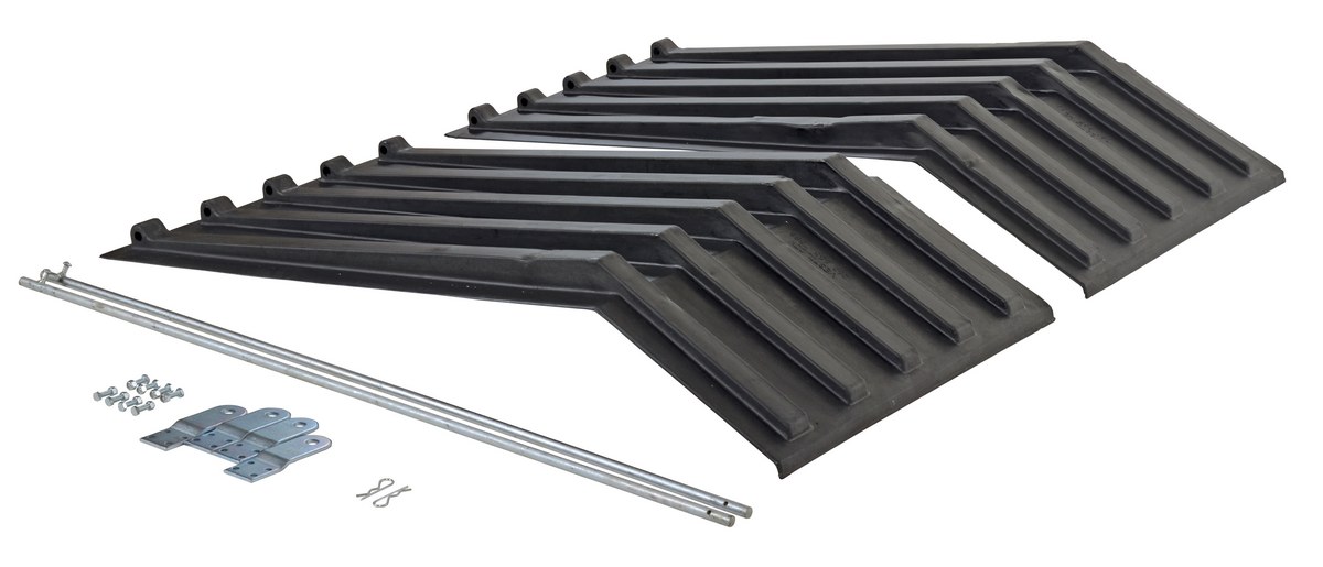 Vestil Plid-H-100 Polyethylene Heavy Duty H Style Hopper Lid