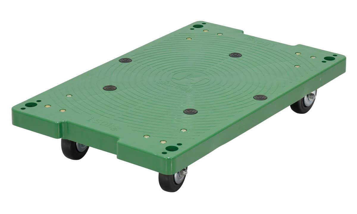 Vestil Dol-1830-F Polyethylene Flush Top Dolly - Vestil Dol-1830-F Polyethylene Flush Top Dolly - Material Handling