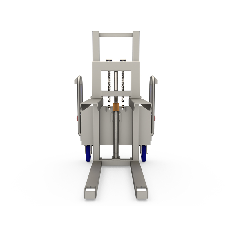 Premier Handling Stainless Steel Pallet Lifter &Amp; Stacker Front