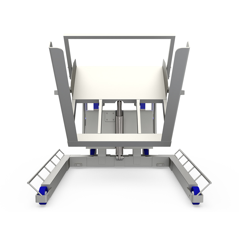 Premier Handling Stainless Steel Wide Bin Tipper Front