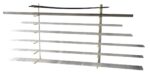 Vestil Sr-Wm Steel Wall Mounted Material Rack