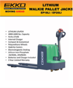 Ekko Ep20Li Lithium Iron Phosphate Electric Pallet Jack