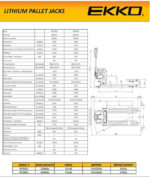 Ekko Ep18Sli Fully Electric Pallet Jack