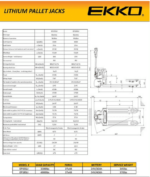 Ekko Ep18Sli Fully Electric Pallet Jack