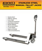 Ekko A25S Stainless Steel Manual Pallet Jack