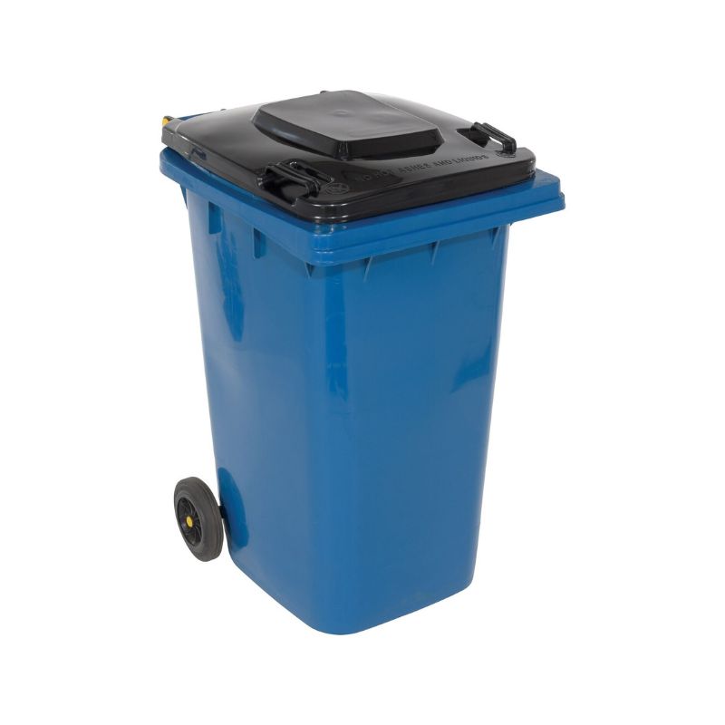 Vestil Th-64-Blu High Density Polyethylene Trash Can
