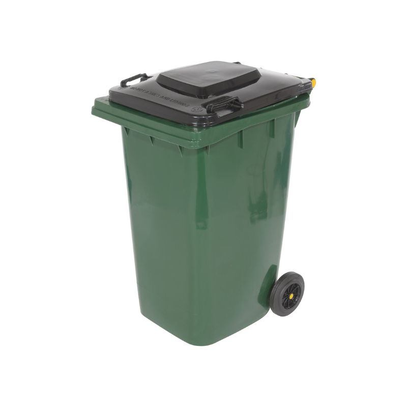 Vestil Th-64-Grn High Density Polyethylene Trash Can