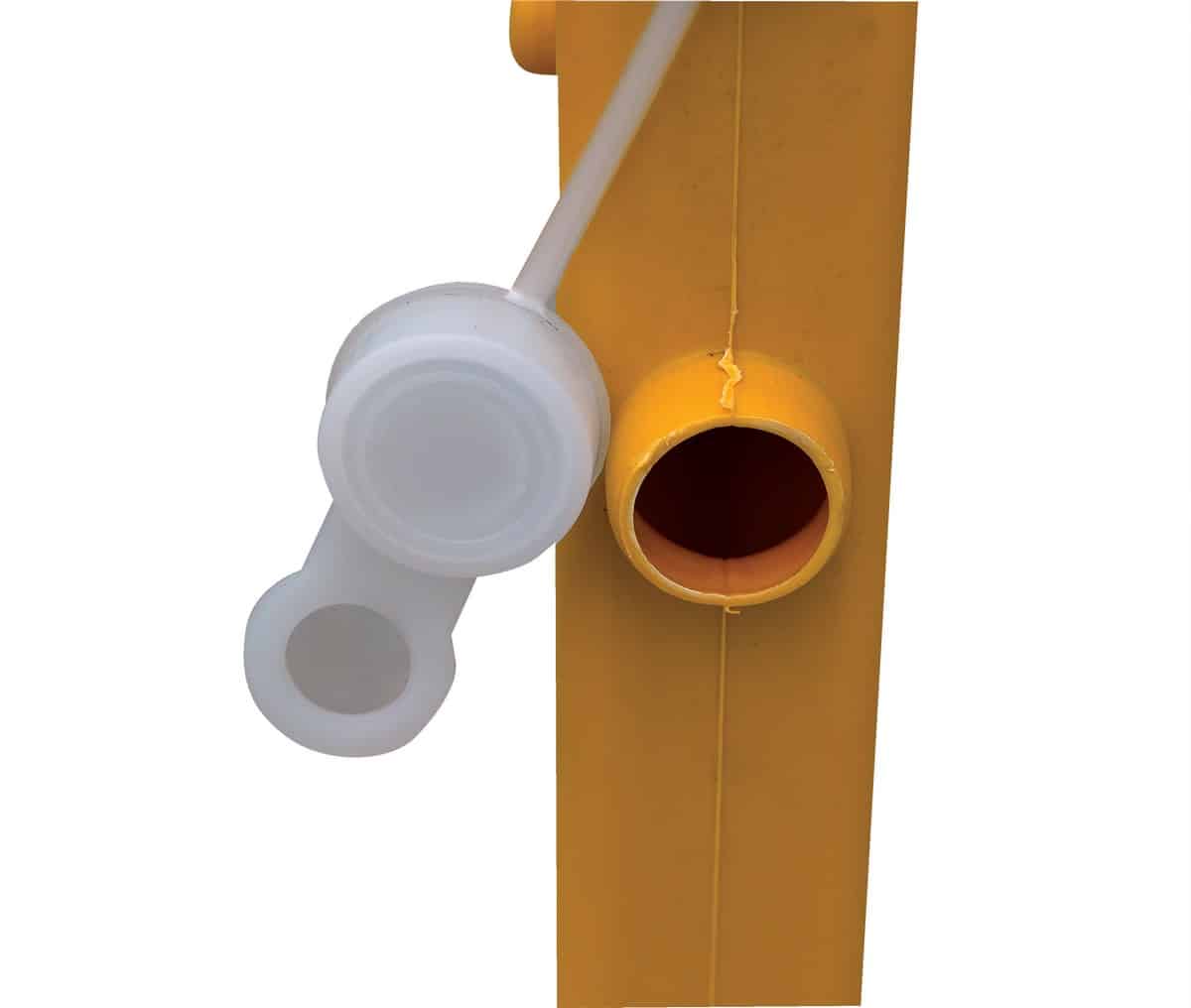 Vestil Afb-44 Plastic A-Frame Barricade 1