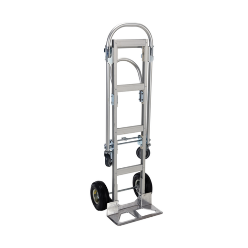 Vestil Alum-Conv-B Aluminum 2 In 1 Convertible Hand Truck