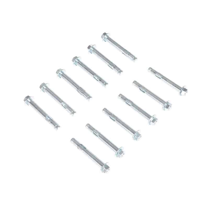 Vestil As-584-12Pk Steel Concrete Sleeve Anchor Bolts
