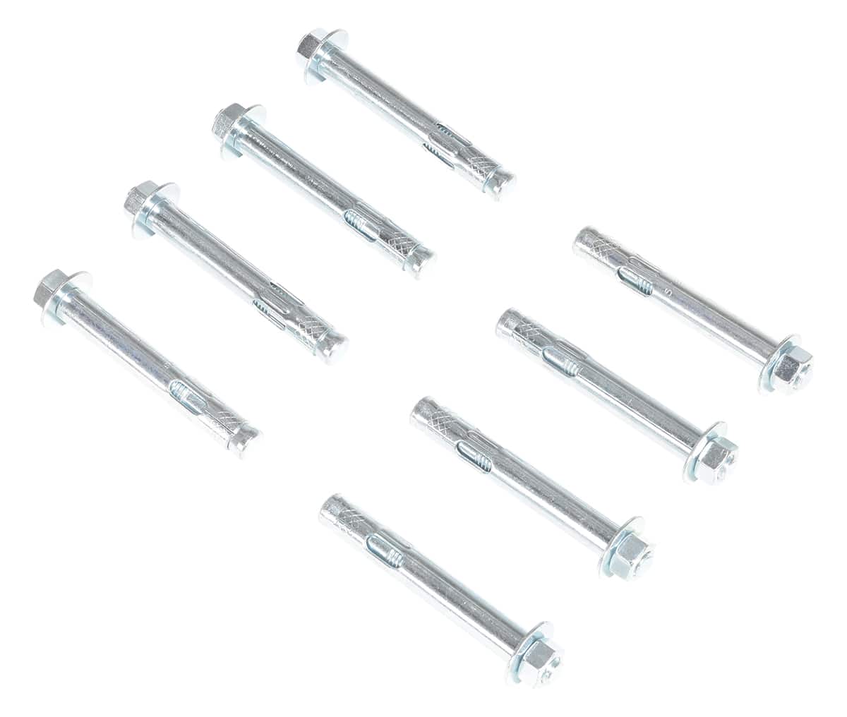 Vestil As-584-8Pk Steel Concrete Sleeve Anchor Bolts 1