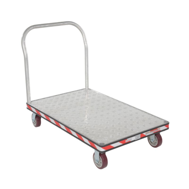 Vestil Atp-C-3048 Aluminum Heavy Duty Tread Plate Platform Truck