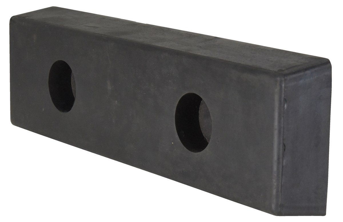 Vestil B-516 Rubber Rectangle Molded Bumper 1