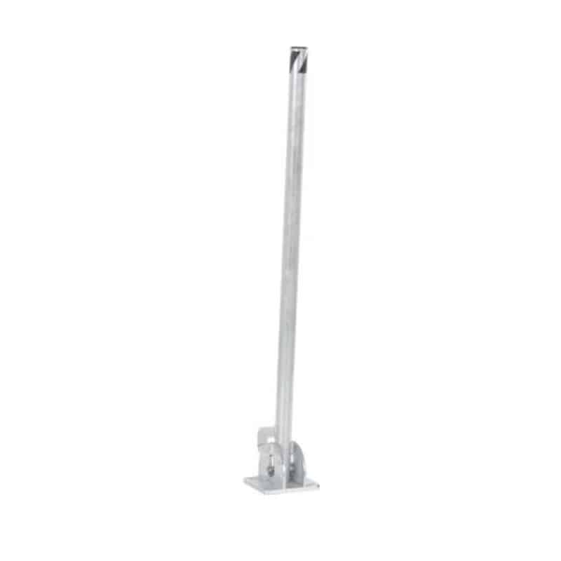 Vestil Bol-Fd-36-G Steel Fold-Down Galvanized Bollard