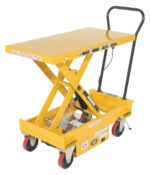 Vestil Cart-1000-Dc Steel Dc Powered Hydraulic Single Scissor Cart 1