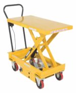 Vestil Cart-1000-Dc Steel Dc Powered Hydraulic Single Scissor Cart