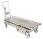 Vestil Cart-1000-Ld-Dc-Ss Stainless Steel 12V Dc Long Deck Cart 1