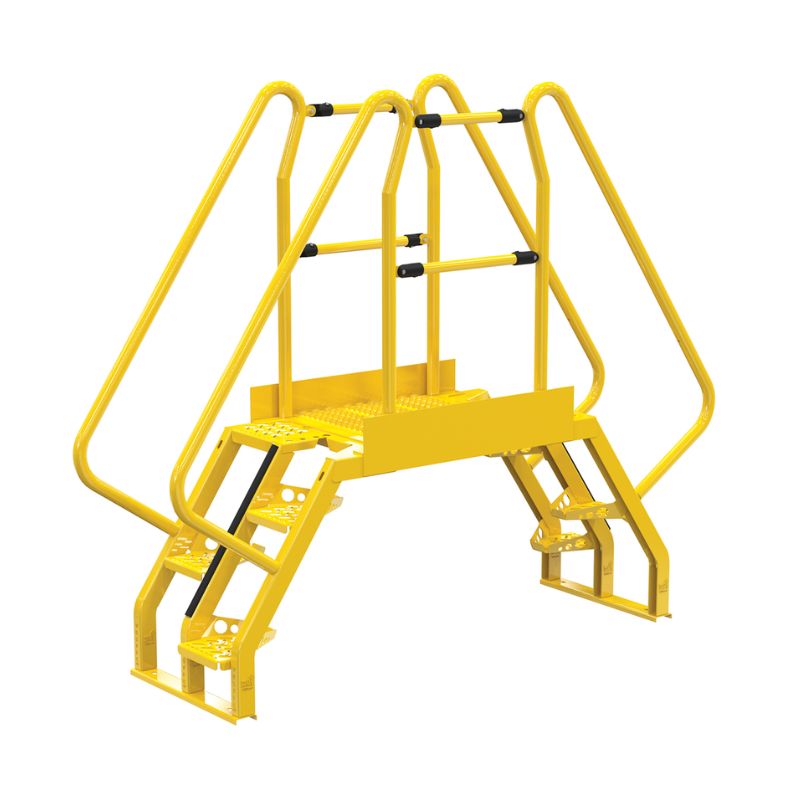 Vestil Cola-2-56-32 Steel Alternating Crossover Ladder