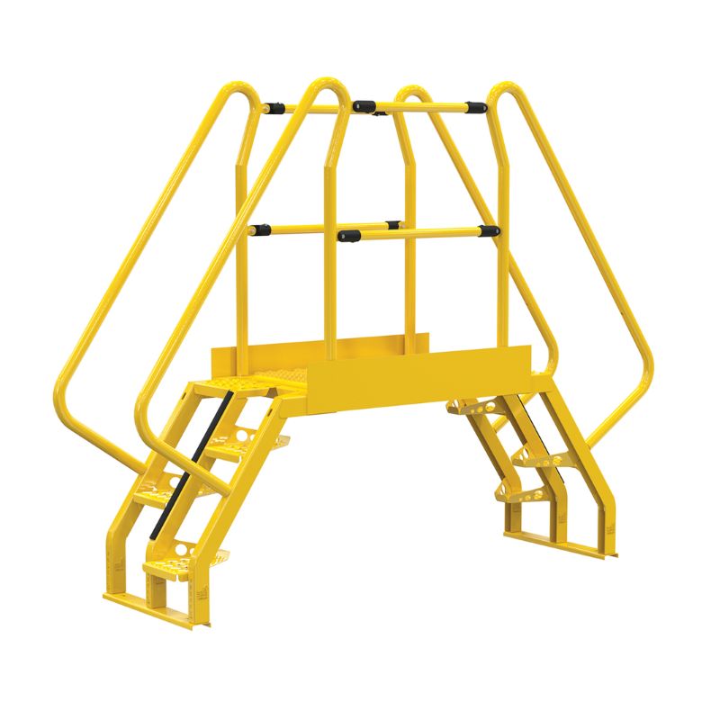 Vestil Cola-2-56-44 Steel Alternating Crossover Ladder