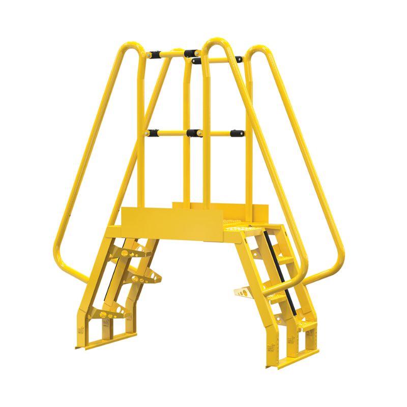 Vestil Cola-2-68-20 Steel Alternating Crossover Ladder