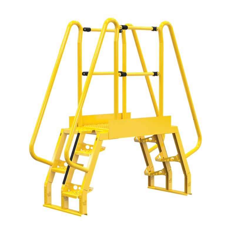 Vestil Cola-2-68-32 Steel Alternating Crossover Ladder