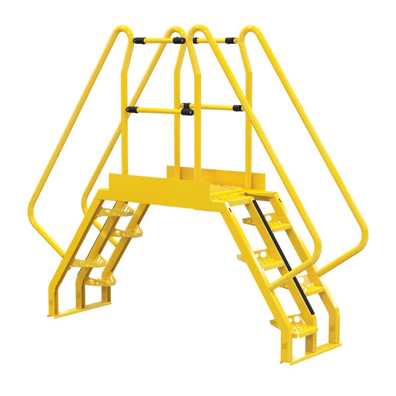 Vestil Cola-3-56-32 Steel Alternating Crossover Ladder
