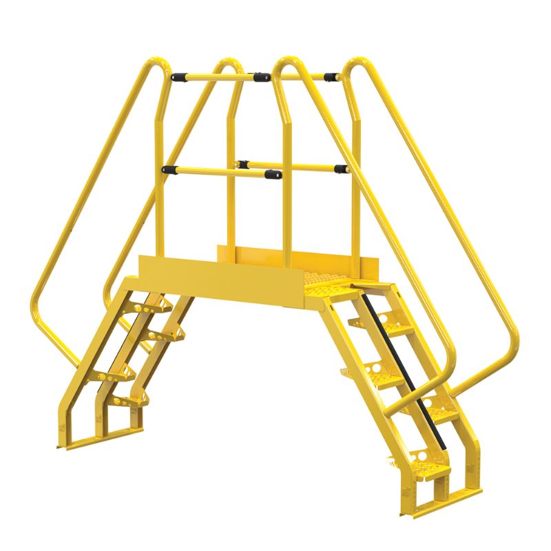 Vestil Cola-3-56-44 Steel Alternating Crossover Ladder