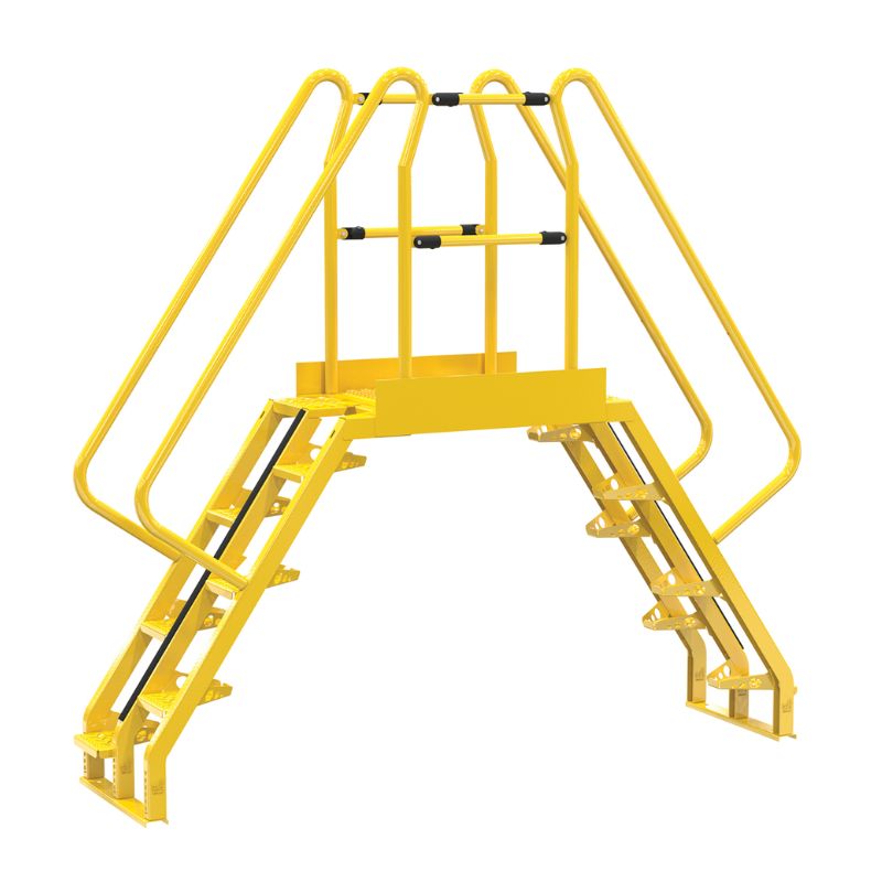 Vestil Cola-4-56-32 Steel Alternating Crossover Ladder